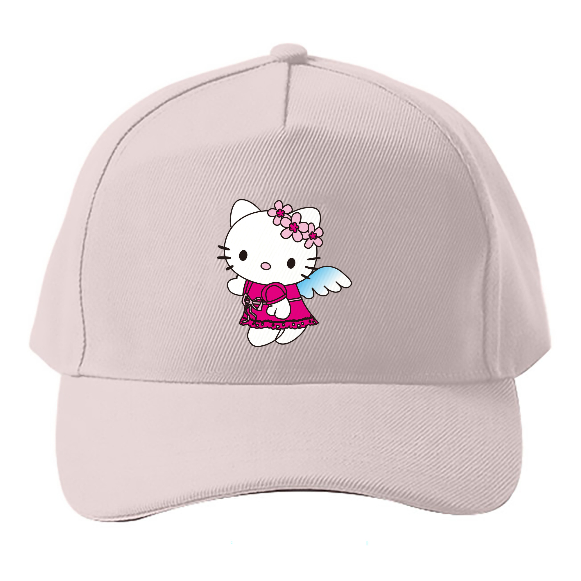 （画像用） Hello Kitty ハローキティ ベースボールキャップ 綿100％ 男女兼用 帽子 スポーツ